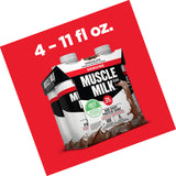 (3 Pack) Muscle Milk Genuine Non-Dairy Protein Shake, Chocolate, 25g Protein, Ready To Drink, 11 Fl Oz, 12 Ct
