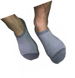 Dericeedic No Show Socks Men 6 Pairs Mens Cotton Low Cut Socks Non-Slip Grips Casual Low Cut Boat Sock Size 6-11