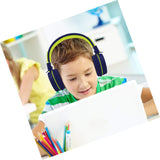 Elecder I37 Kids Headphones Children Girls Boys Teens Adults Foldable Adjustable On Ear Headsets 3.5mm Jack Compatible IPad Cellphones Computer MP3/4 Kindle Airplane School Tablet Navy