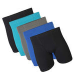 Gildan Men's Assorted Covered Waistband Boxer Brief Underwear, 5-Pack