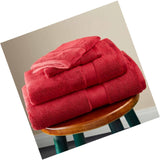 Hotel Style Luxurious Cotton Bath Towel Collection Set - 5 Piece Set