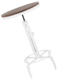 Hydra Industrial Bar Table In Metal And Wood