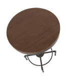Hydra Industrial Bar Table In Metal And Wood