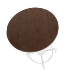Hydra Industrial Bar Table In Metal And Wood