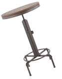 Hydra Industrial Bar Table In Metal And Wood