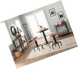 Hydra Industrial Bar Table In Metal And Wood