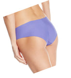 Mae Women's No Show Infinity Edge Hipster, 3-Pack, Bright Fashion, X-Large