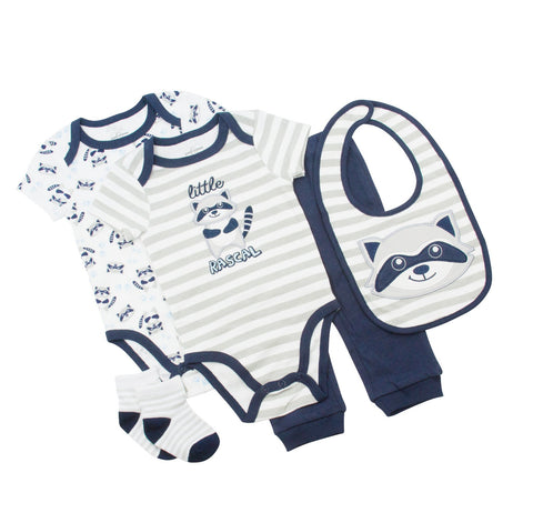 Quiltex Infant 5-Piece Set - Boy Or Girl
